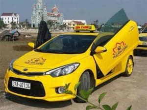 taxi-sen-vàng