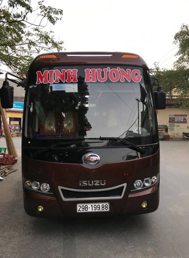 Xe khách Hà Nội Thái Bình - nhà xe Minh Hương