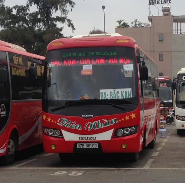 Ngoài vận tải hành khách, nhà xe Biên Hòa còn nhận vận tải hàng hóa giữa 2 đầu Hà Nội - Bắc Kạn bằng xe tải riêng