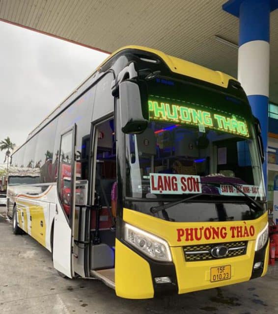 nhà xe Phương Thảo chuyên chạy tuyến xe khách Hải Phòng Lạng Sơn