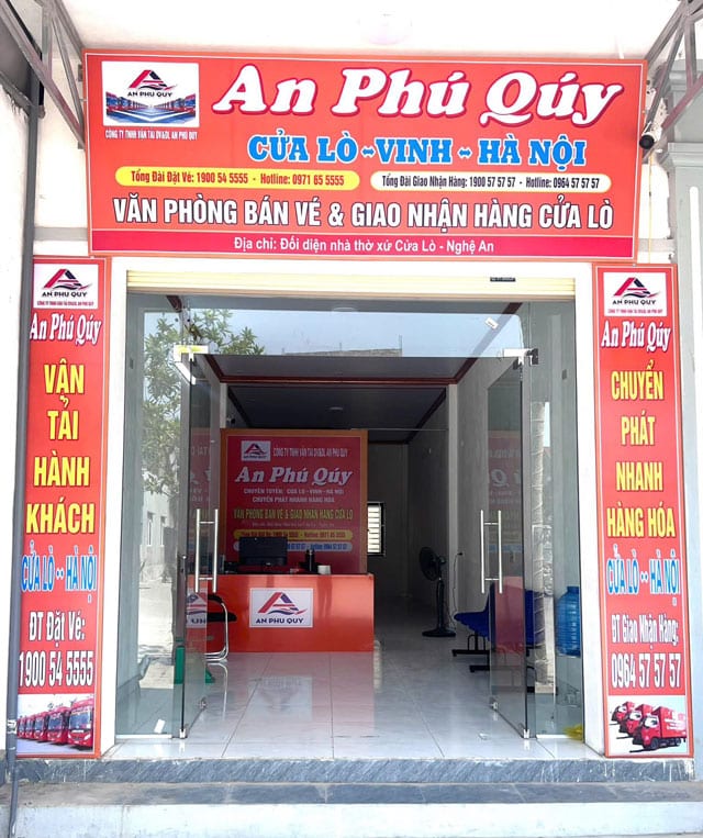 Văn phòng nhà xe An Phú Quý tại Cửa Lò