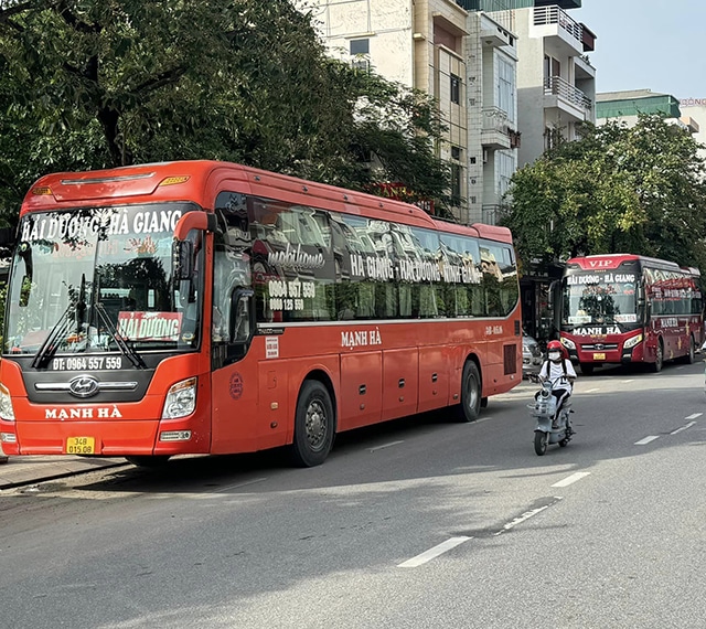 Nhà xe Mạnh Hà Hải Dương chuyên các tuyến xe giường nằm đi Hà Giang, Lào Cai, Nghệ An