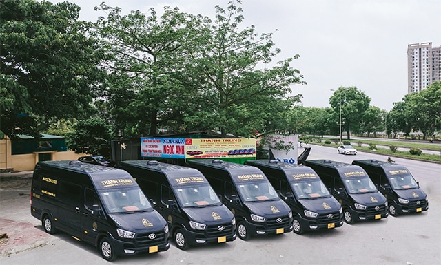 Nhà xe Thành Trung chuyên xe limousine Hải Phòng Thanh Hóa