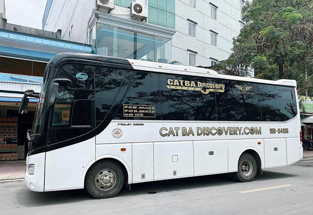 Nhà xe Cat Ba Discovery tuyến Cát Bà - Quảng Ninh