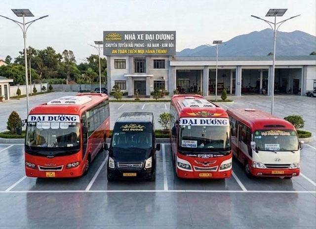 Nhà xe Đại Dương Hải Phòng