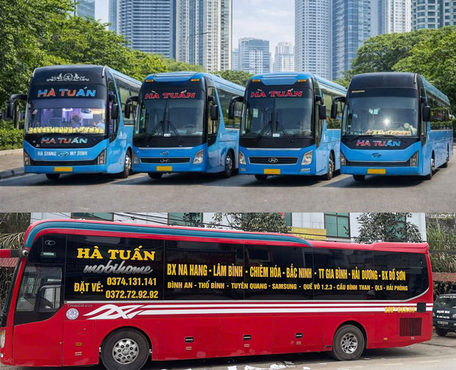 Nhà xe Hà Tuấn Lai Châu đi Mỹ Đình