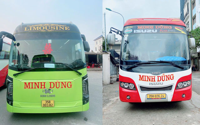 Nhà xe Minh Dũng từ Cồn Thoi Ninh Bình đi Yên Nghĩa, Hà Đông