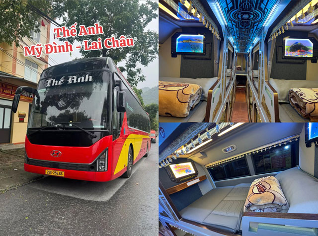 Nhà xe Thế Anh Mỹ Đình - Nội Bài - Lai Châu