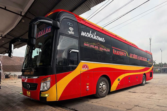 Xe giường nằm An Khánh có nhiều loại xe từ giường nằm 40 chỗ tới limousine 32 phòng VIP