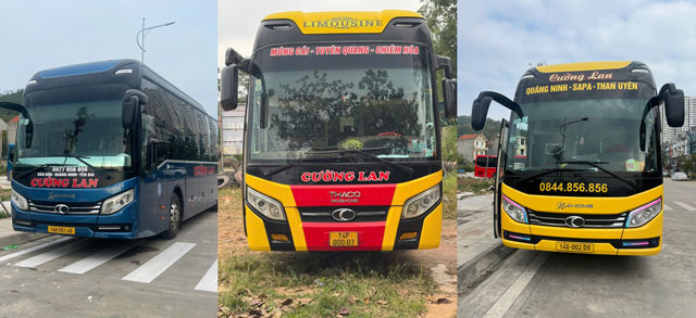 Xe giường nằm Cường Lan Quảng Ninh đi Nội Bài, Lai Châu