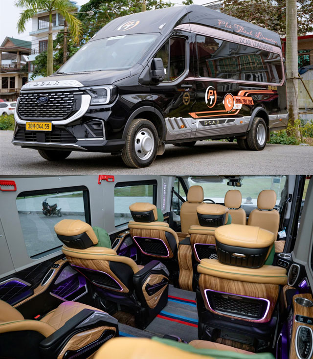 Xe limousine 11 chỗ tăng cường cho tuyến Hà Nội, Hà Tĩnh