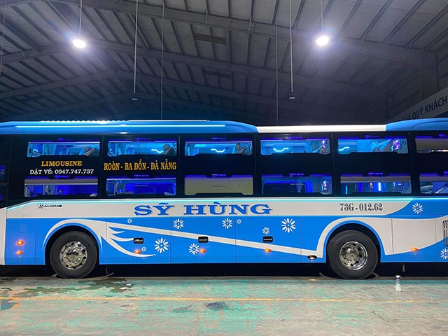 Xe limousine cabin cao cấp của nhà xe Sỹ Hùng Ba Đồn