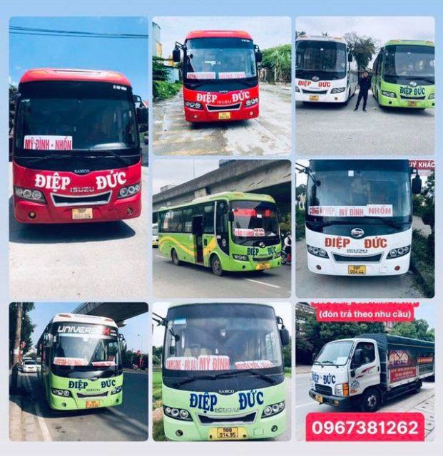 Nhà xe Điệp Đức chuyên tuyến xe khách Hà Nội Bắc Giang