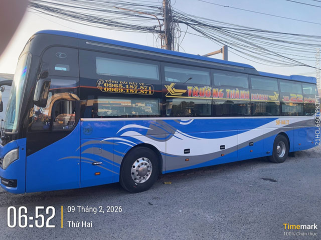 Từ tháng 2/2026, nhà xe Trường Thành đã đưa thêm xe limousine 22 cabin cao cấp vào phục vụ