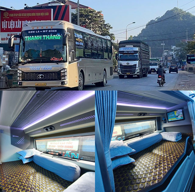 Xe giường nằm Thanh Thắng Sơn La - Mỹ Đình