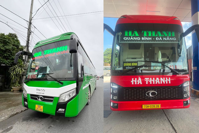 Xe giường nằm 44 chỗ và xe limousine 24 phòng của nhà xe Hà Thanh Quảng Bình