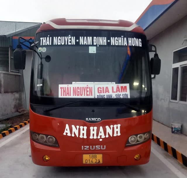 Nhà xe Anh Hạnh Thái Nguyên đi Nghĩa Hưng