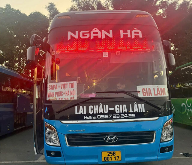 Xe Ngân Hà tuyến Lai Châu Gia Lâm