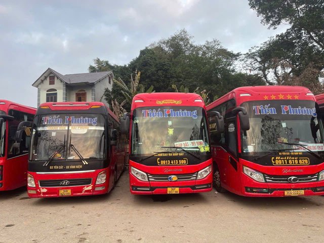 Nhà xe Tiến Phương chuyên tuyến xe khách Hà Nội Thanh Hóa
