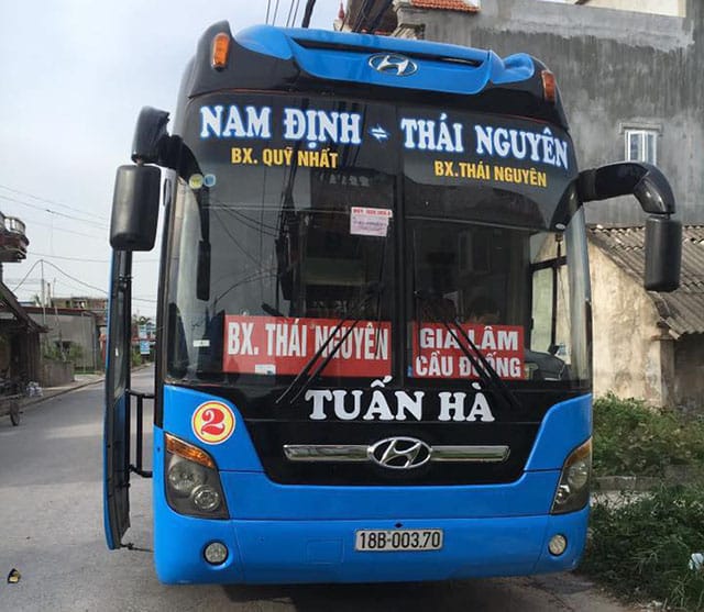 Nhà xe Tuấn tuyến xe khách Hà Nam Định Thái Nguyên