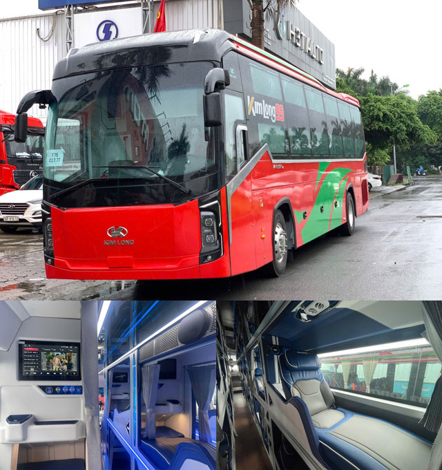 Xe giường nằm 44 chỗ Kim Long mới