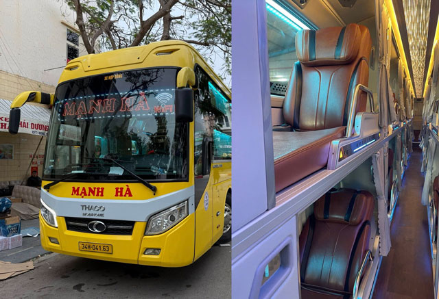 Xe giường nằm Mạnh Hà Hải Dương