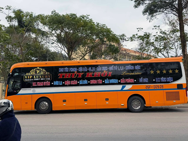 Nhà xe Thủy Khởi Than Uyên đi Hưng Yên, Hải Phòng
