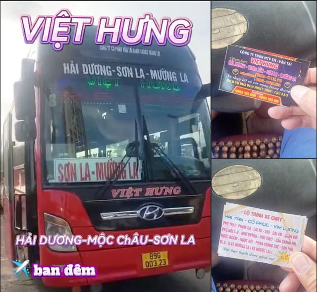Xe khách giường nằm Việt Hưng