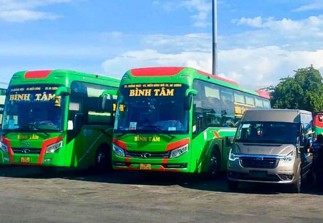 Nhà xe Bình Tâm chuyên xe giường nằm giá rẻ đi Hội An