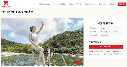 Đại Việt Tourist mang đến lịch trình tour Cù Lao Chàm bài bản và hấp dẫn