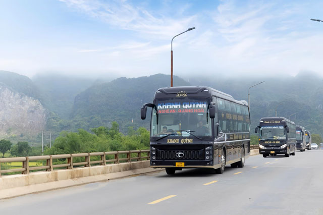 Nhà xe Khanh Quỳnh chuyên tuyến xe khách Nghệ An Đà Nẵng