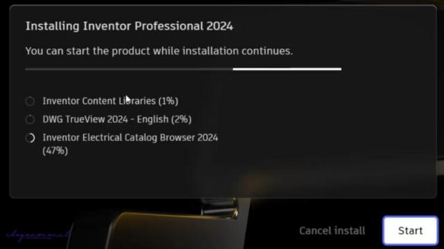 Chờ quá trình cài đặt