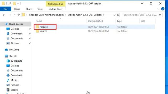 Chạy file Adobe GenP