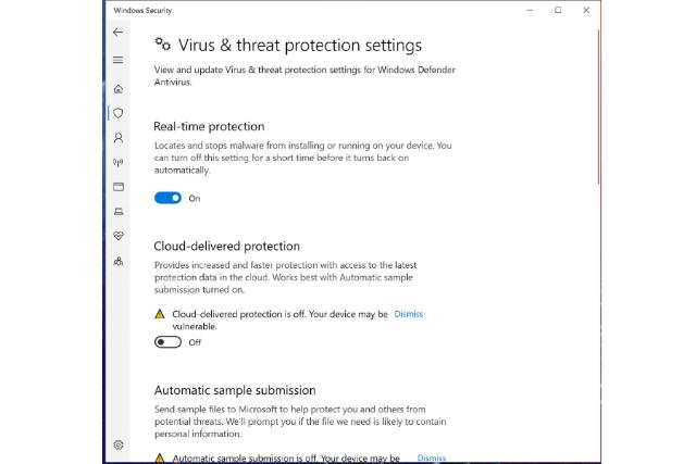 Tắt phần mềm diệt virus