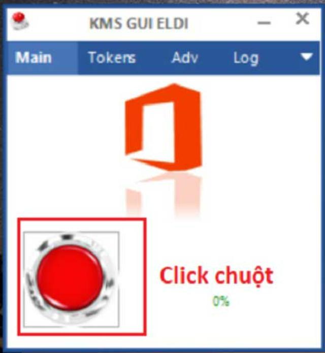 Nhấn vào nút màu đỏ