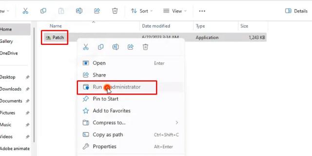 Chọn Run as administrator