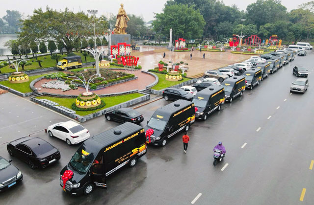 Nhà xe Nam Định limousine đón trả khách tận nơi ở khu vực thành phố Nam Định