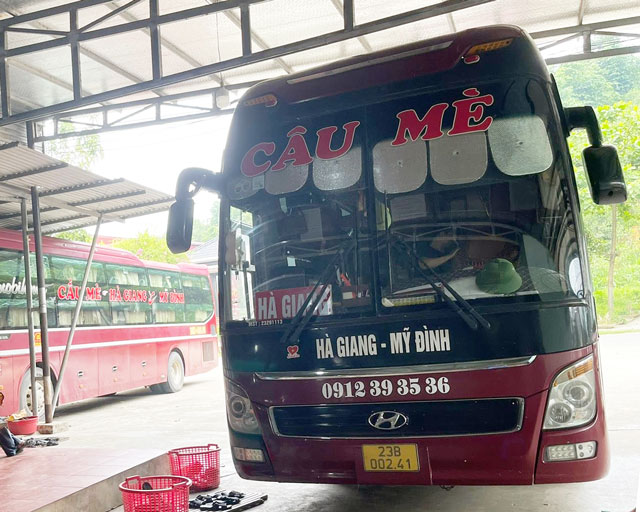Nhà xe Cầu Mè chủ yếu sử dụng dòng xe giường nằm 40 chỗ để tối ưu giá vé
