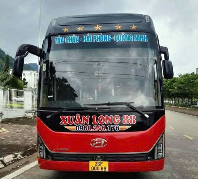 Nhà xe Xuân Long Điện Biên sử dụng dòng xe giường nằm 42 chỗ